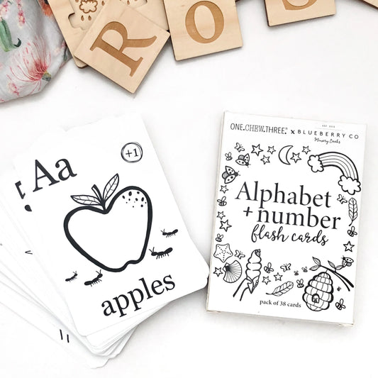 Alphabet and Number Flash Cards