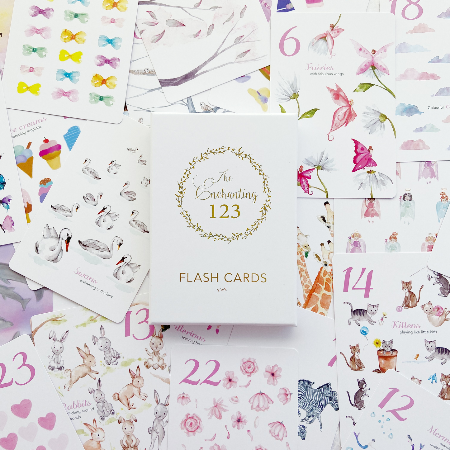 The Enchanting 123 Flash Cards