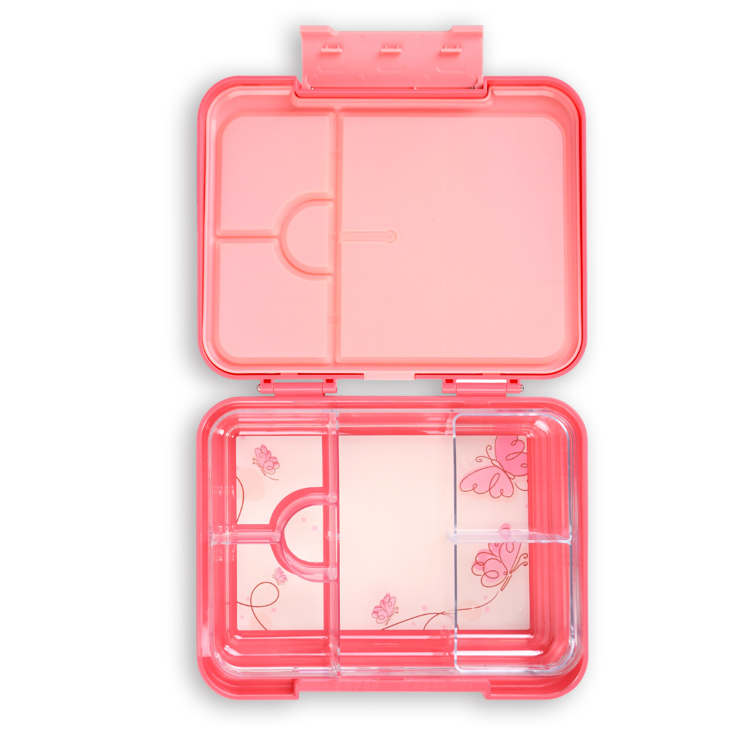 Large Bento Lunchbox - Pink Butterfly