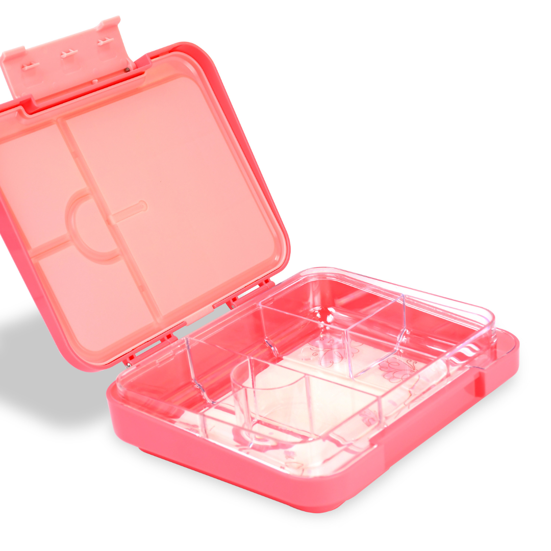 Large Bento Lunchbox - Pink Butterfly