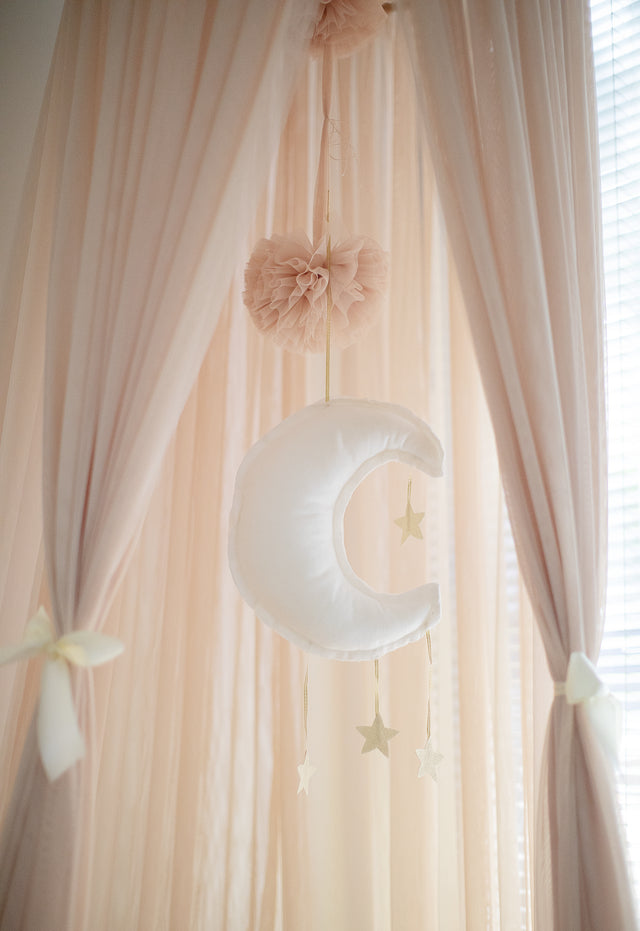 Linen Moon Mobile 27cm Ivory